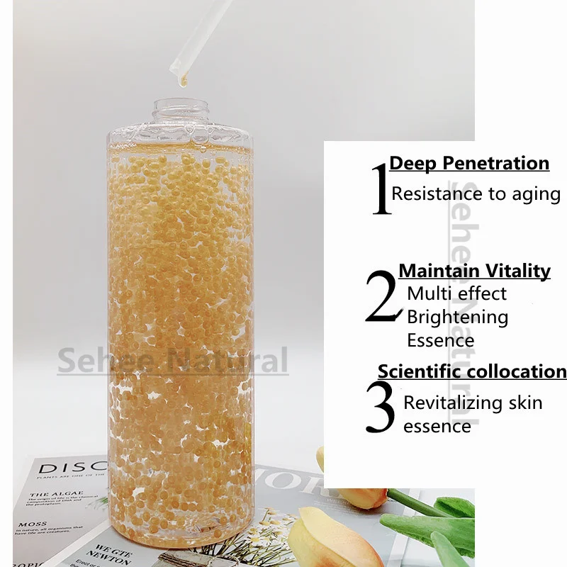 Luxury Skincare Serum - 1000ml 골드 로 에센스 모이스춰라이징 브라이트닝